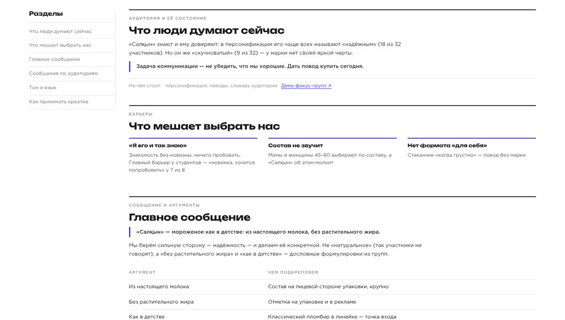 Демо-дашборд «Коммуникационная стратегия» на выдуманных брендах