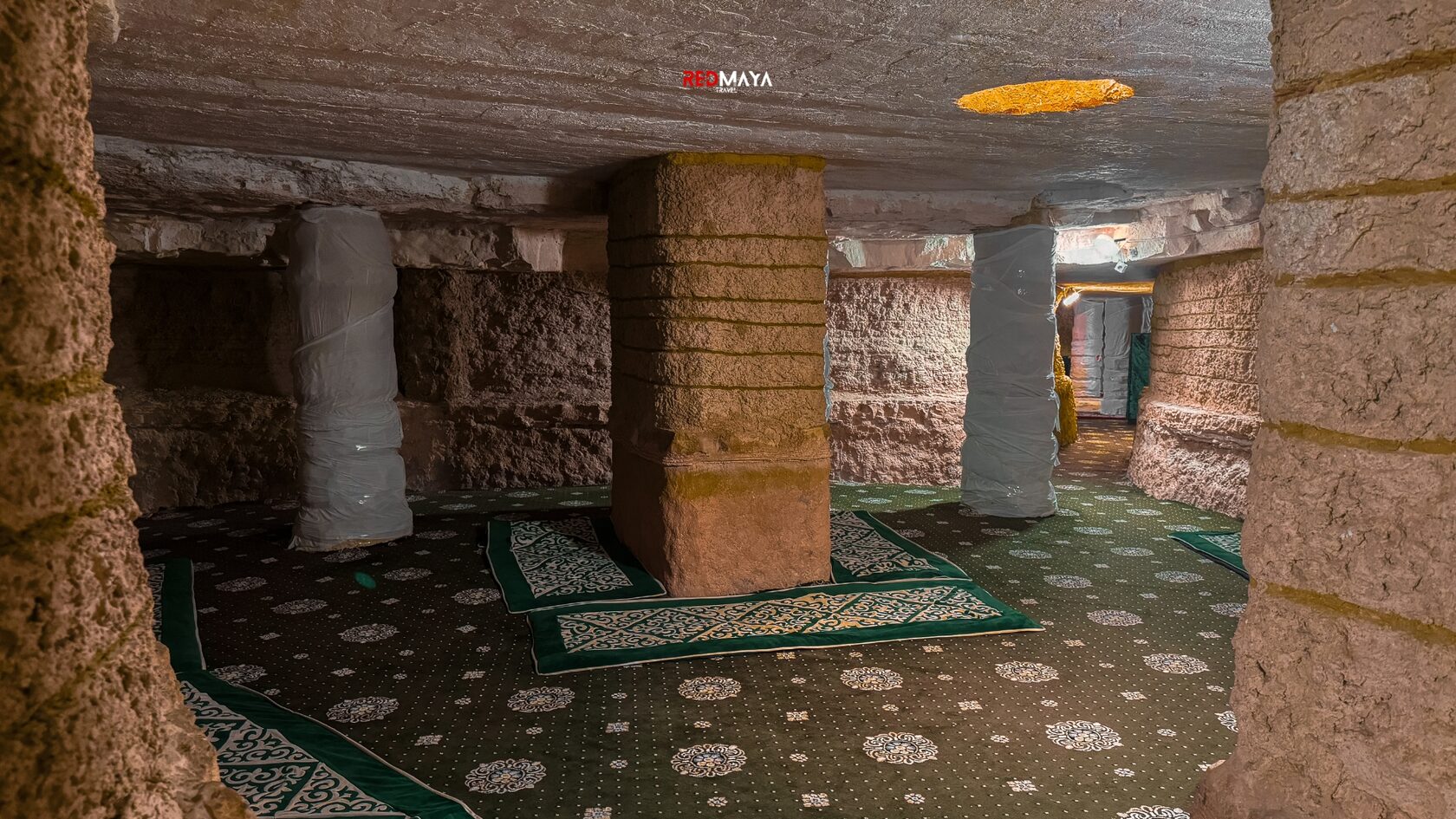 Karaman Ata underground mosque and necropolis near Shetpe, Mangystau