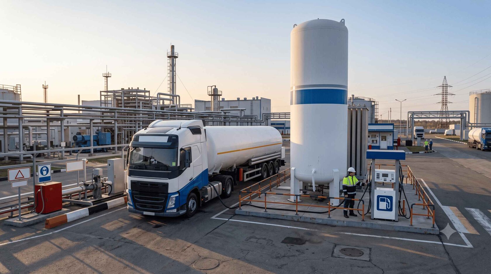Мобильная LNG-заправка и криогенная инфраструктура на промышленном объекте