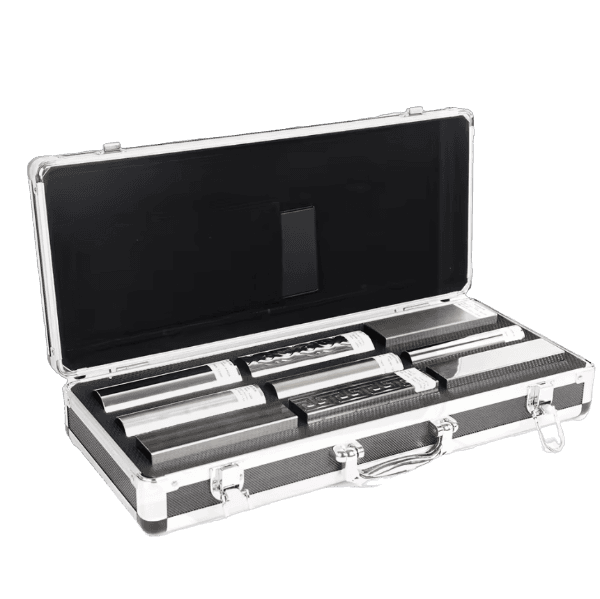 Полетный защитный рэковый алюминиевый транспортировочный кейс для коллекционных образцов часов и монет