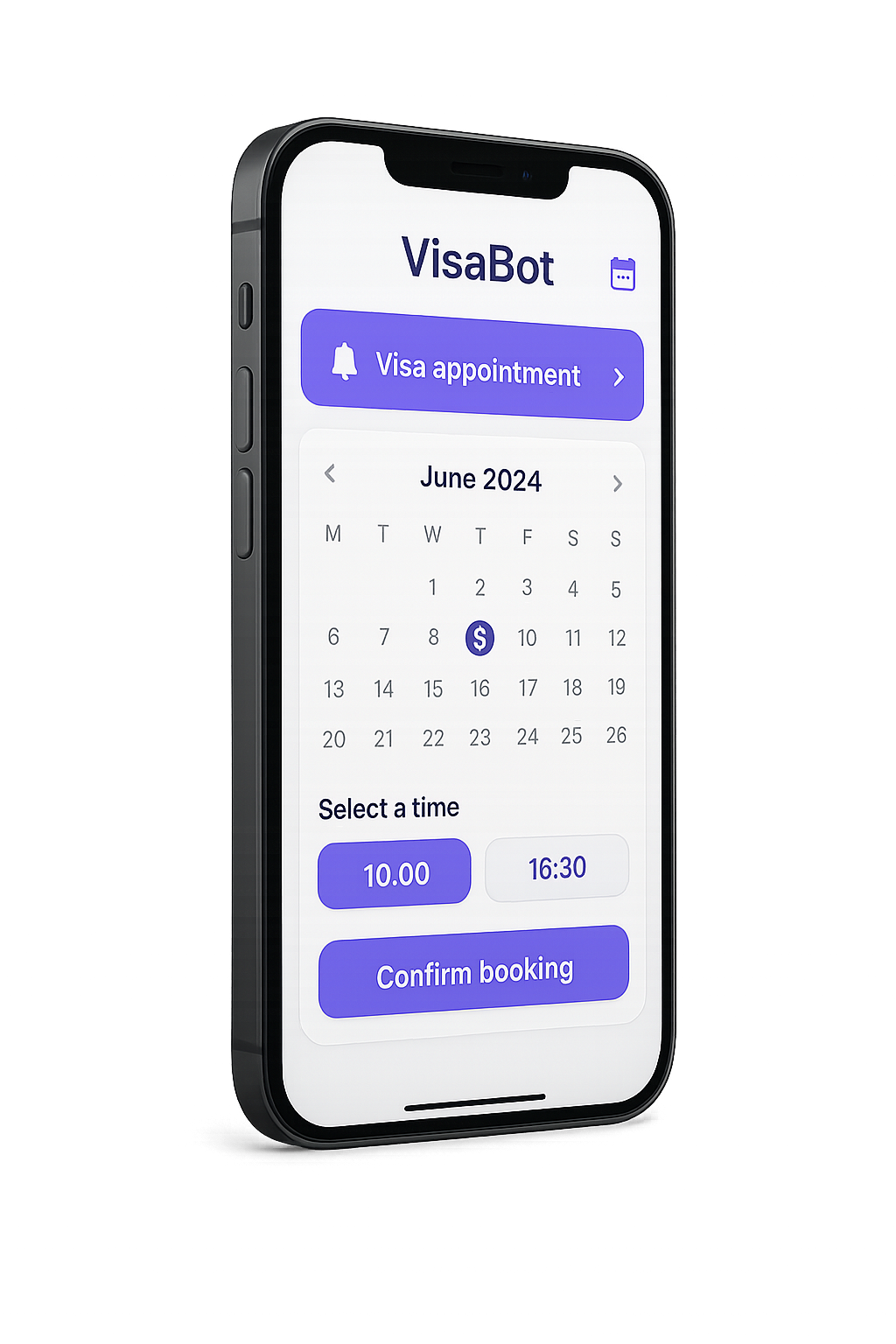 Mobile app screenshot