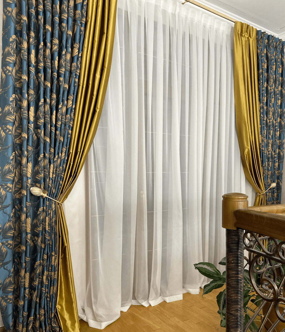 Заказать пошив штор для спальни, гостиной, кухни и другой комнаты, выбор тканей и цветов