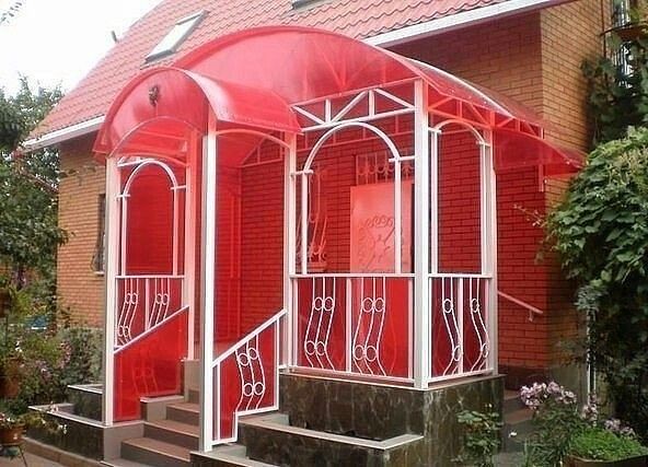 Козырьки из поликарбоната