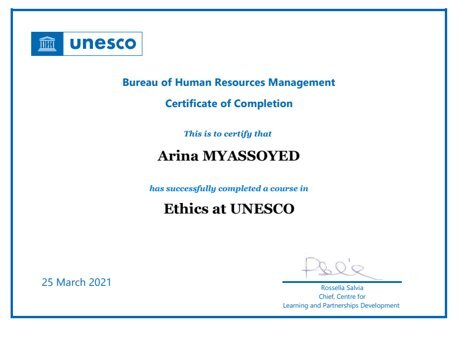 Preview: UNESCO — Ethics at UNESCO, 2021