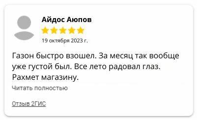 Отзывы об однолетней газонной траве