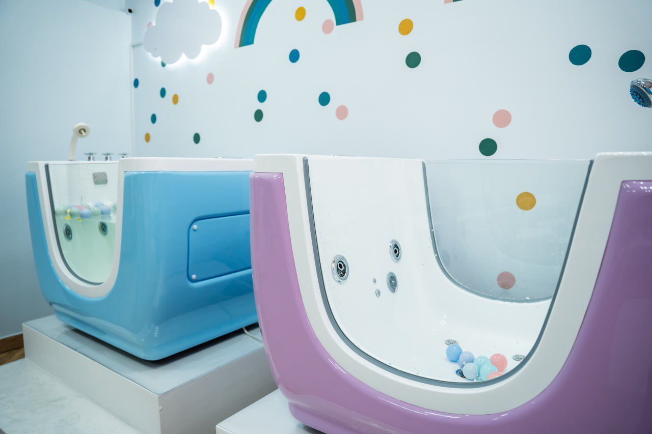 Нейроразвитие через воду сенсорный центр BabySpa с гидромассажем
