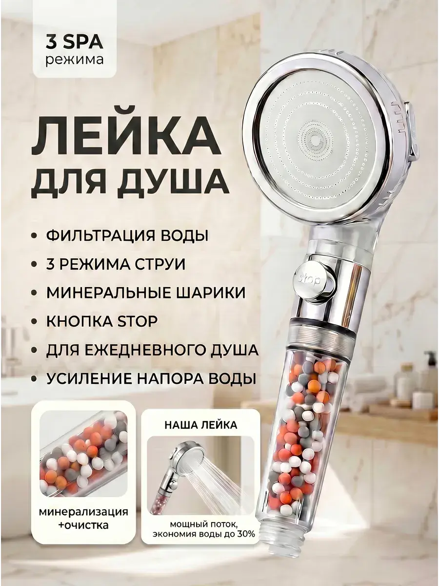 Фильтр-лейка для душа