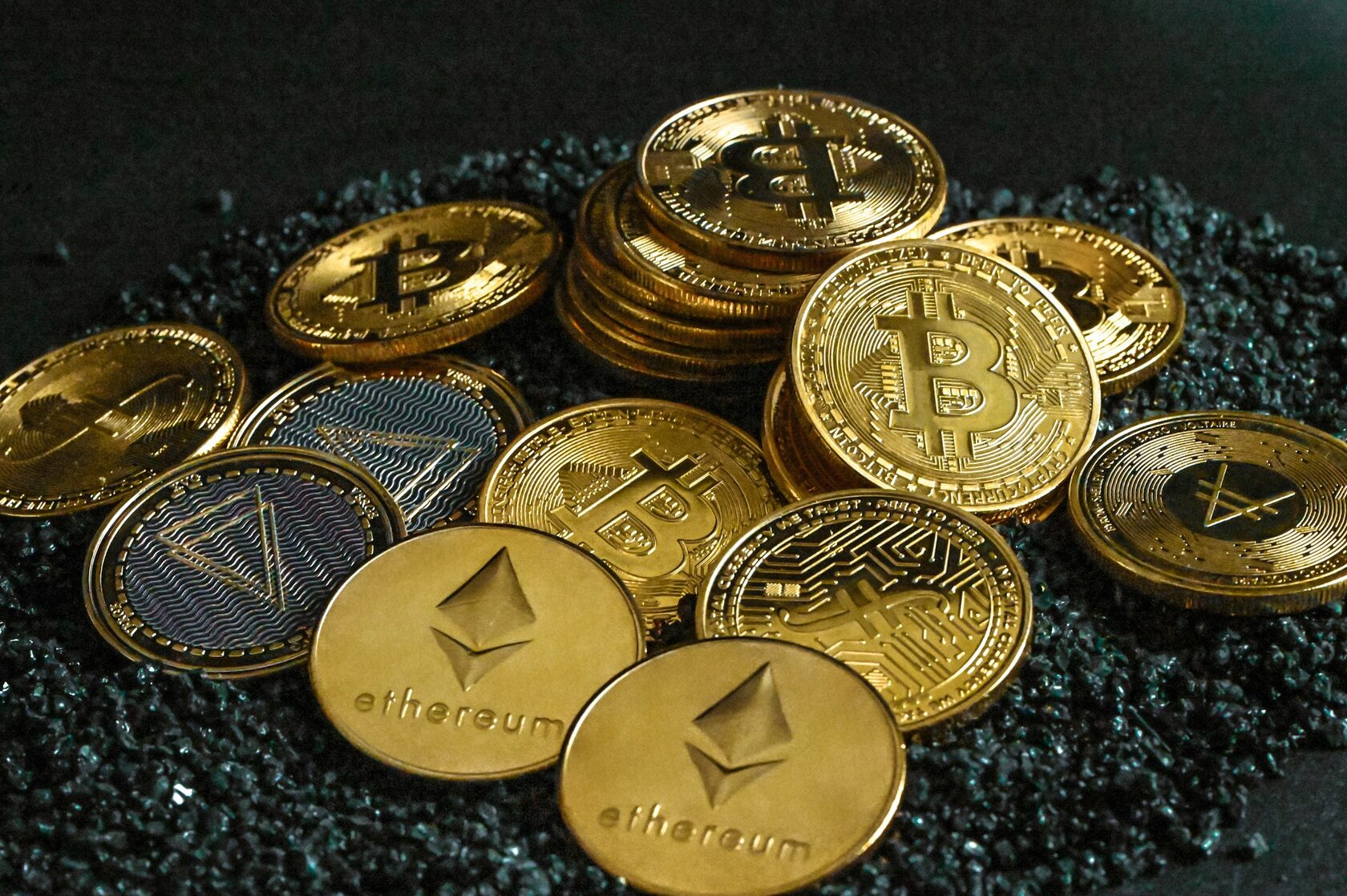 Bitcoin and Ethereum crypto coins