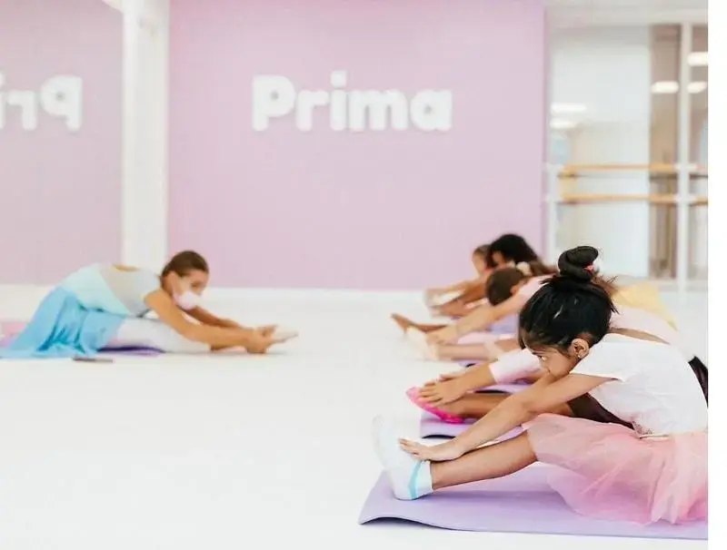 Ballet class in motion at Prima Ballet Academy Dubai