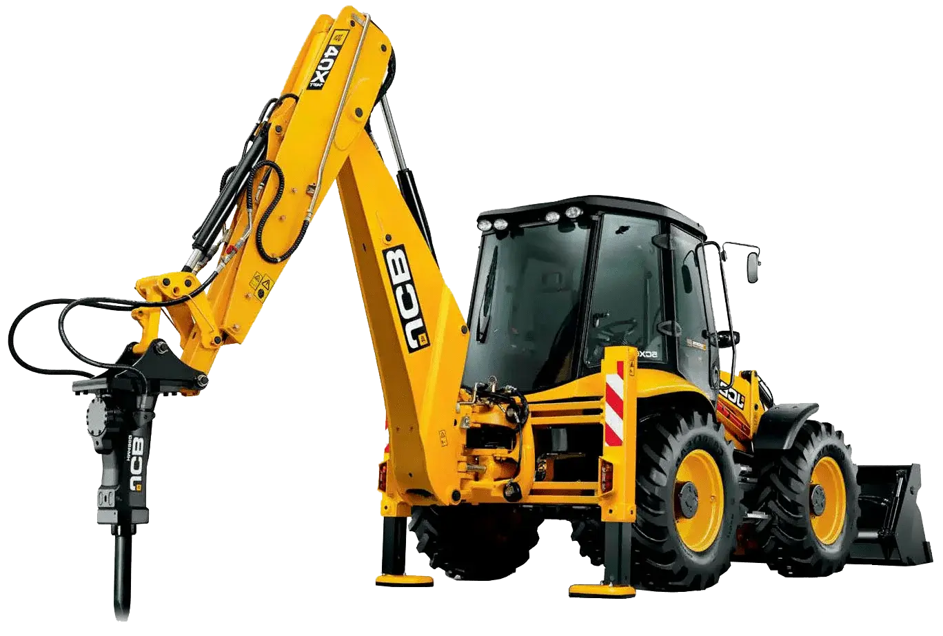 Экскаватор с гидромолотом MAB Engineering
