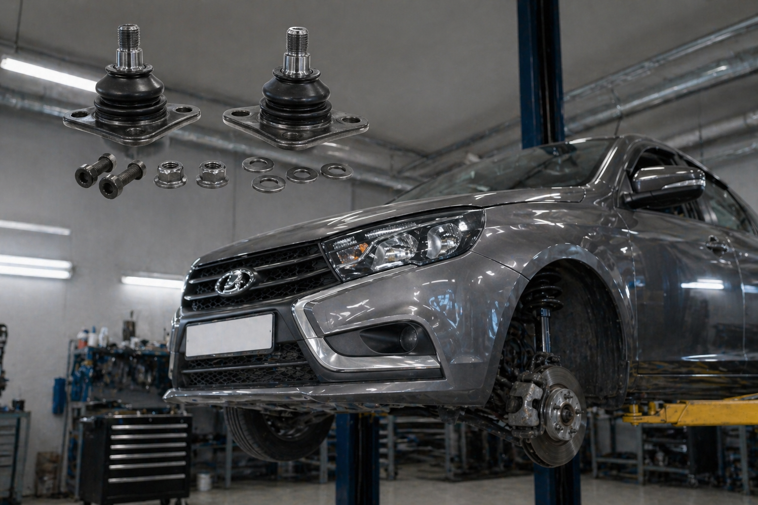 Замена шаровых LADA в Алматы — СТО LADA Service