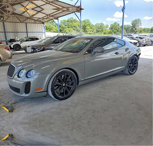 Bentley Continental на осмотре