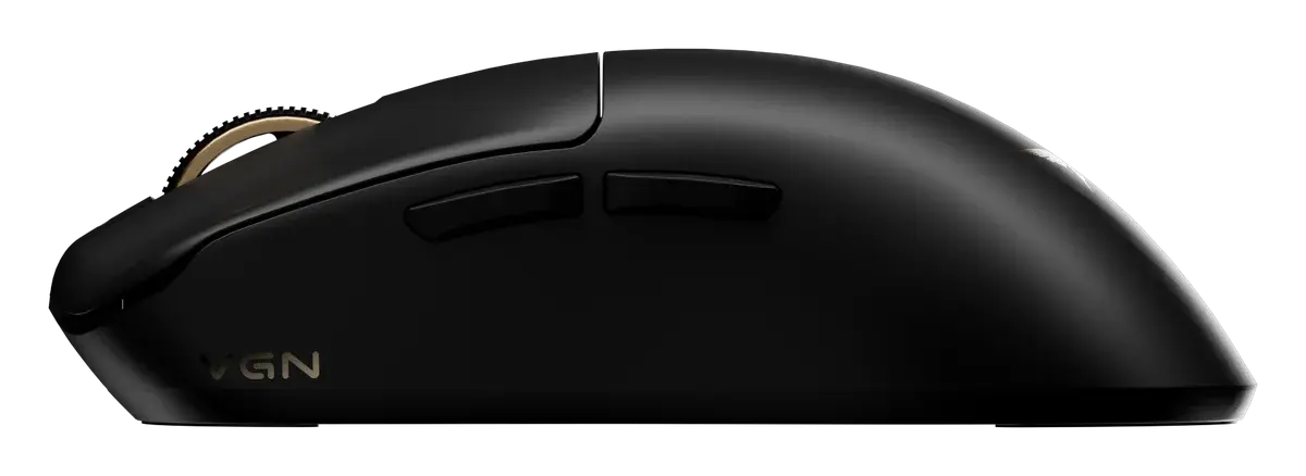 Игровая мышь VGN Dragonfly F1 V5 Turbo+, чёрный — вид сбоку
