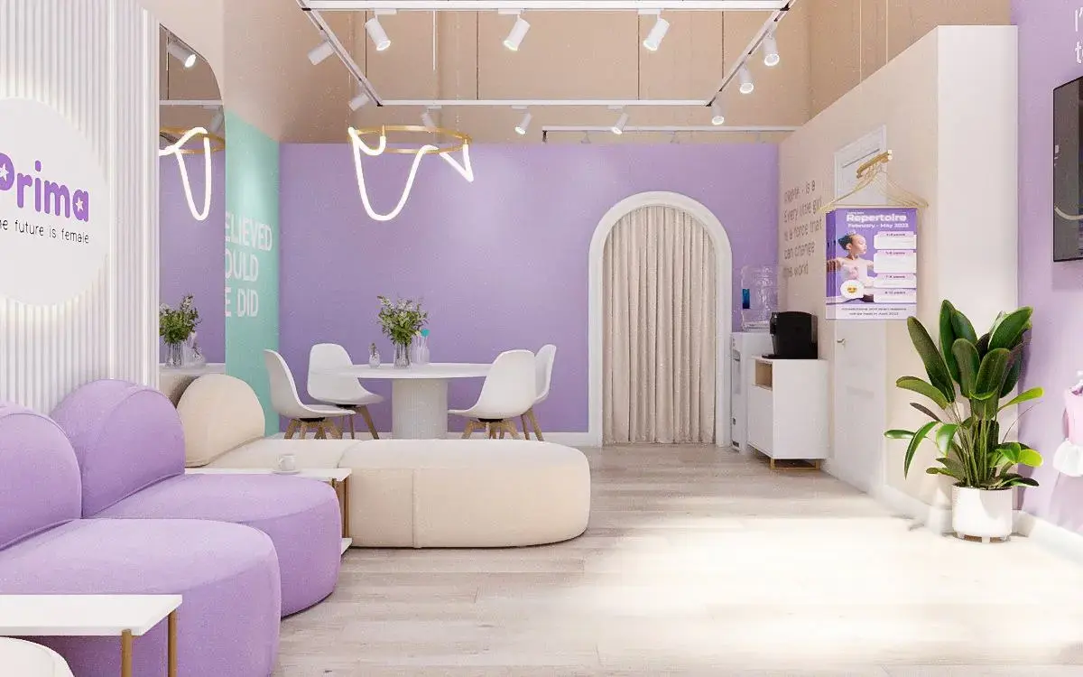 Prima Ballet School studio main hall Creek Harbour Dubai