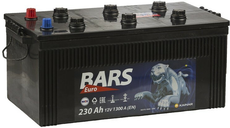 аккумулятор bars 230 ач