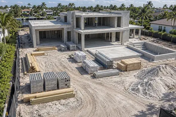 Construction site seen from a site camera