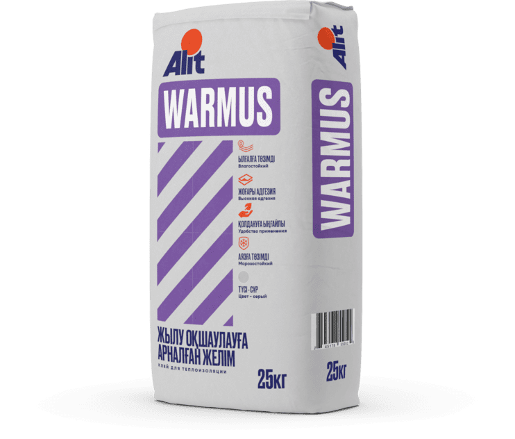 Клей для теплоизоляции WARMUS, Alit