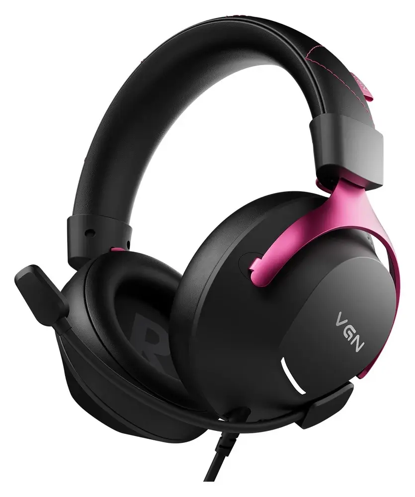 Игровая гарнитура VGN Siren V2 Pro Max, чёрный — с кабелем