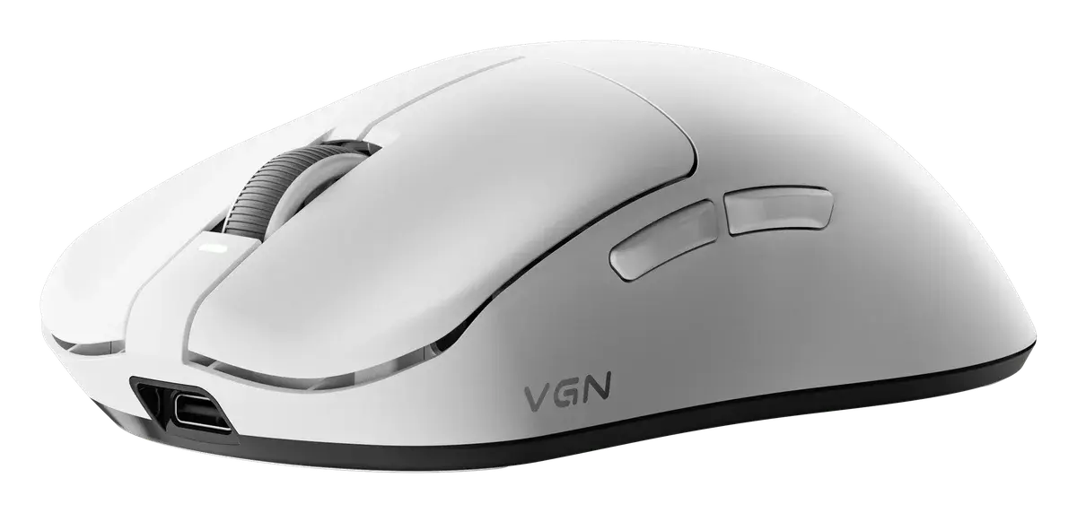 Игровая мышь VGN Dragonfly F1 SE, белый — вид под углом