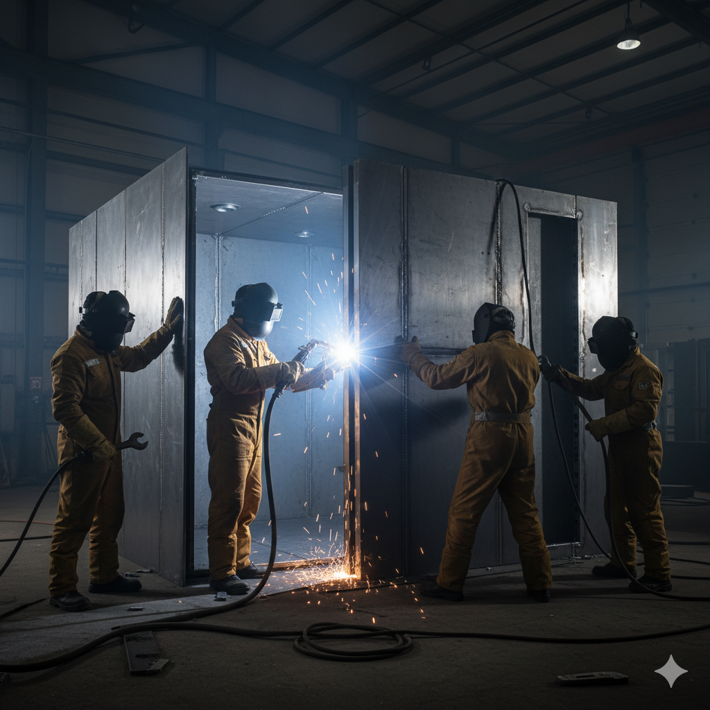 Разбор модульного банковского хранилища