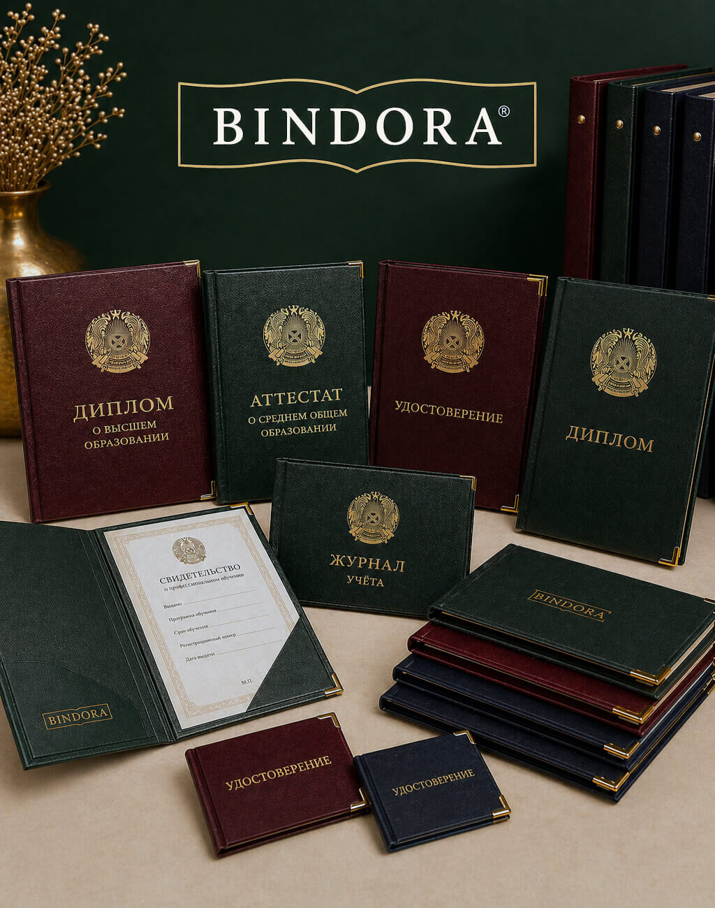 Обложка для медицинской книжки от Bindora