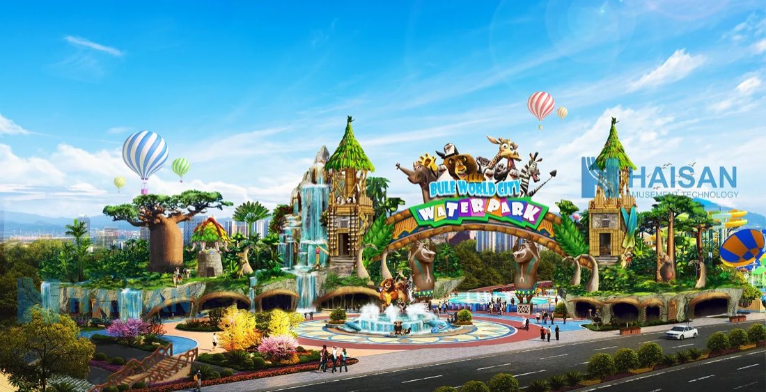 Blue World City — аквапарк Haisan