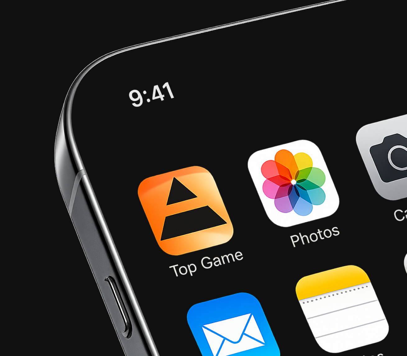 TOP GAME home screen