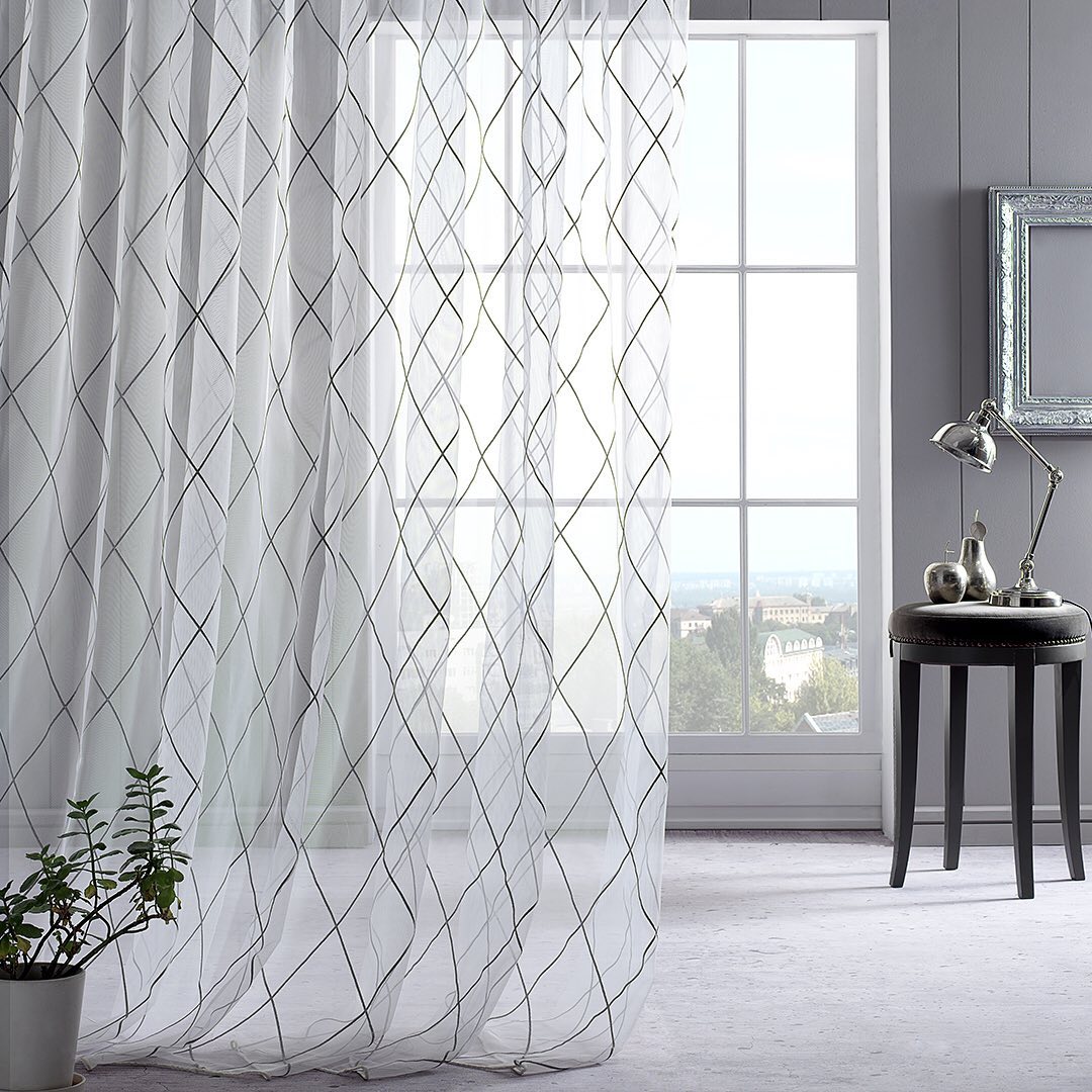 Купить тюль на кухню, широкий выбор тканей и цветов