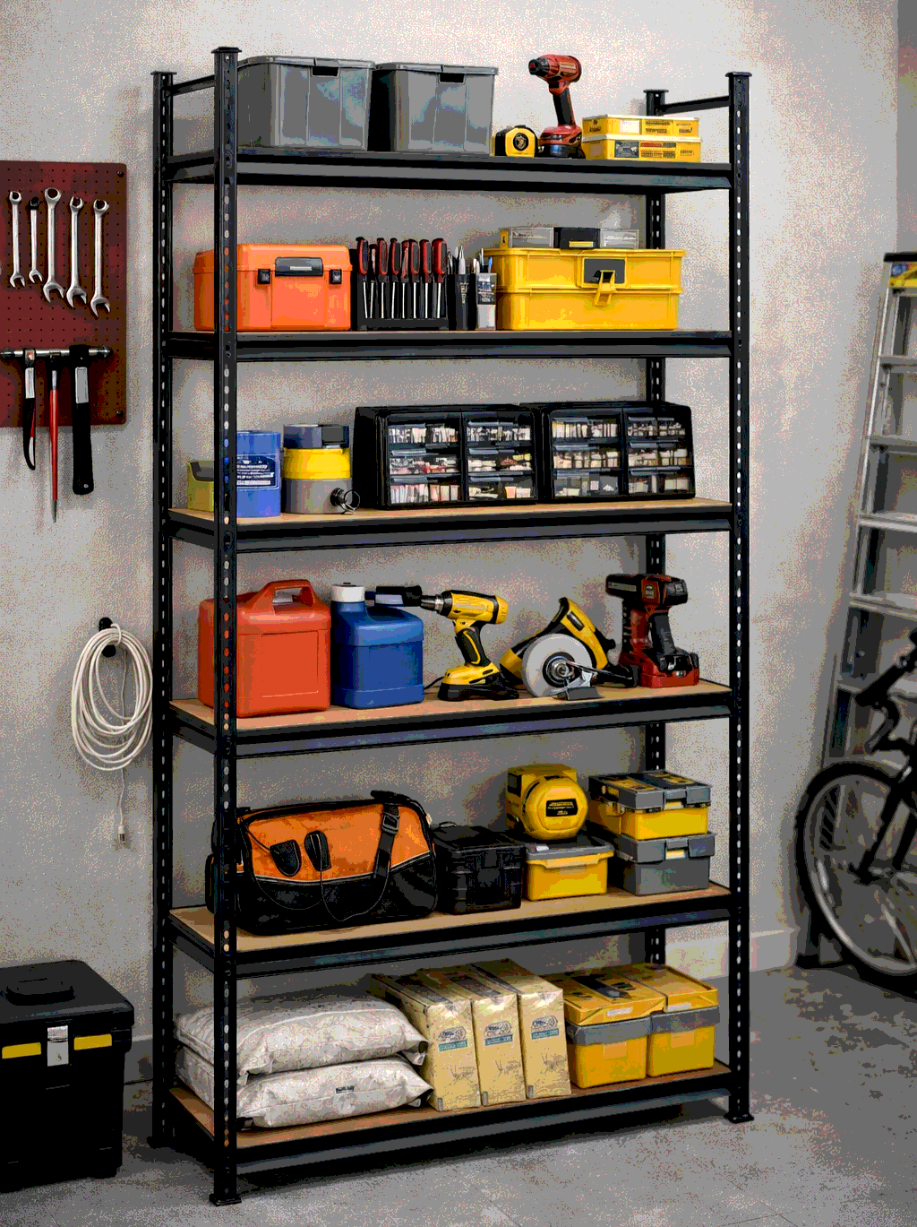 Металлические стеллажи для гаража Алматы