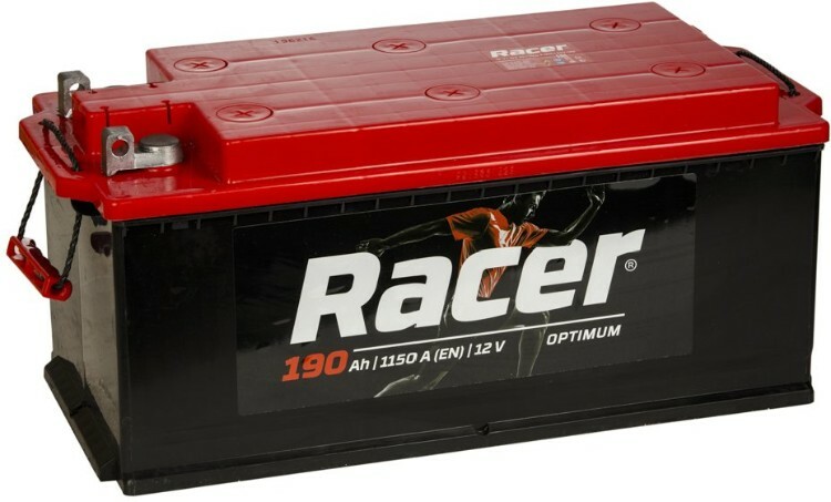 аккумулятор racer 190 ач