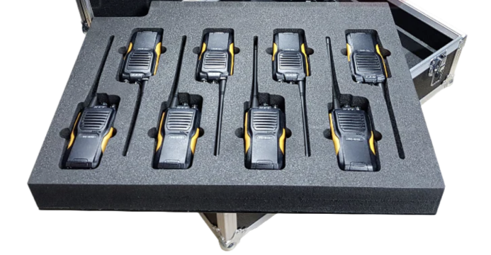 Полетный защитный рэковый алюминиевый кейс для оборудования