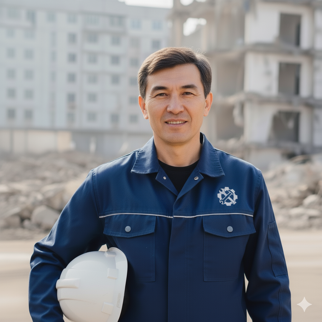 Нурлан Абишев - Специалист по чистоте и безопасности в БЦ