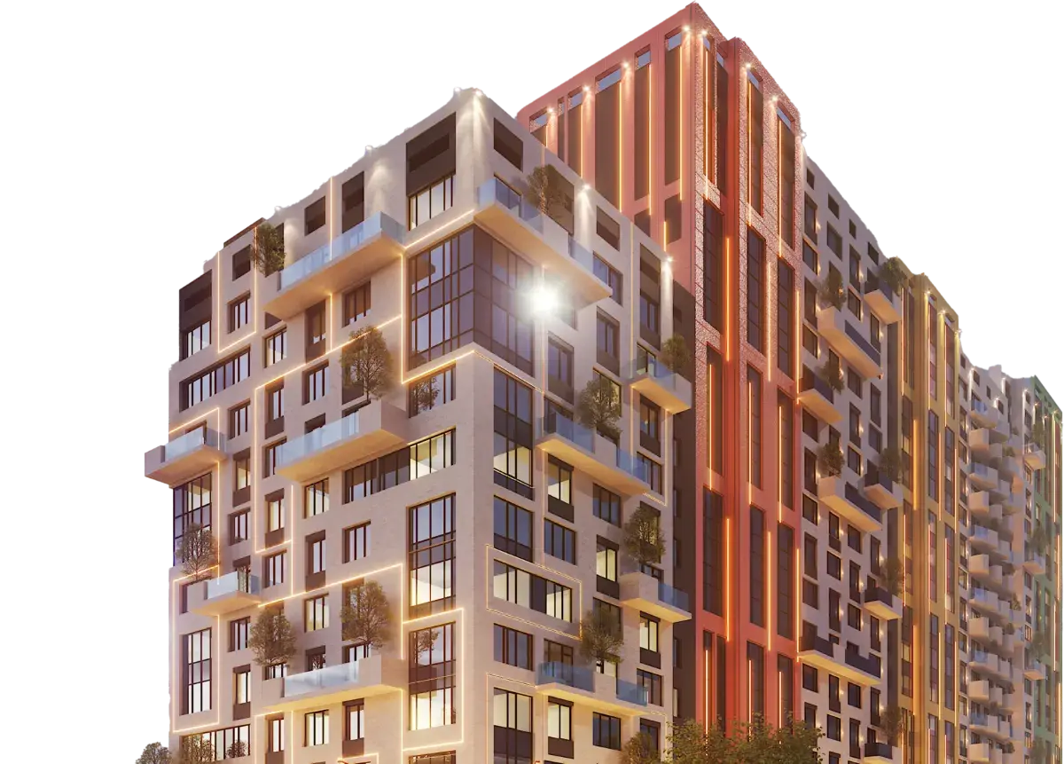 Жилой Комплекс Metropole, построенный с использованием газоблока AZAG