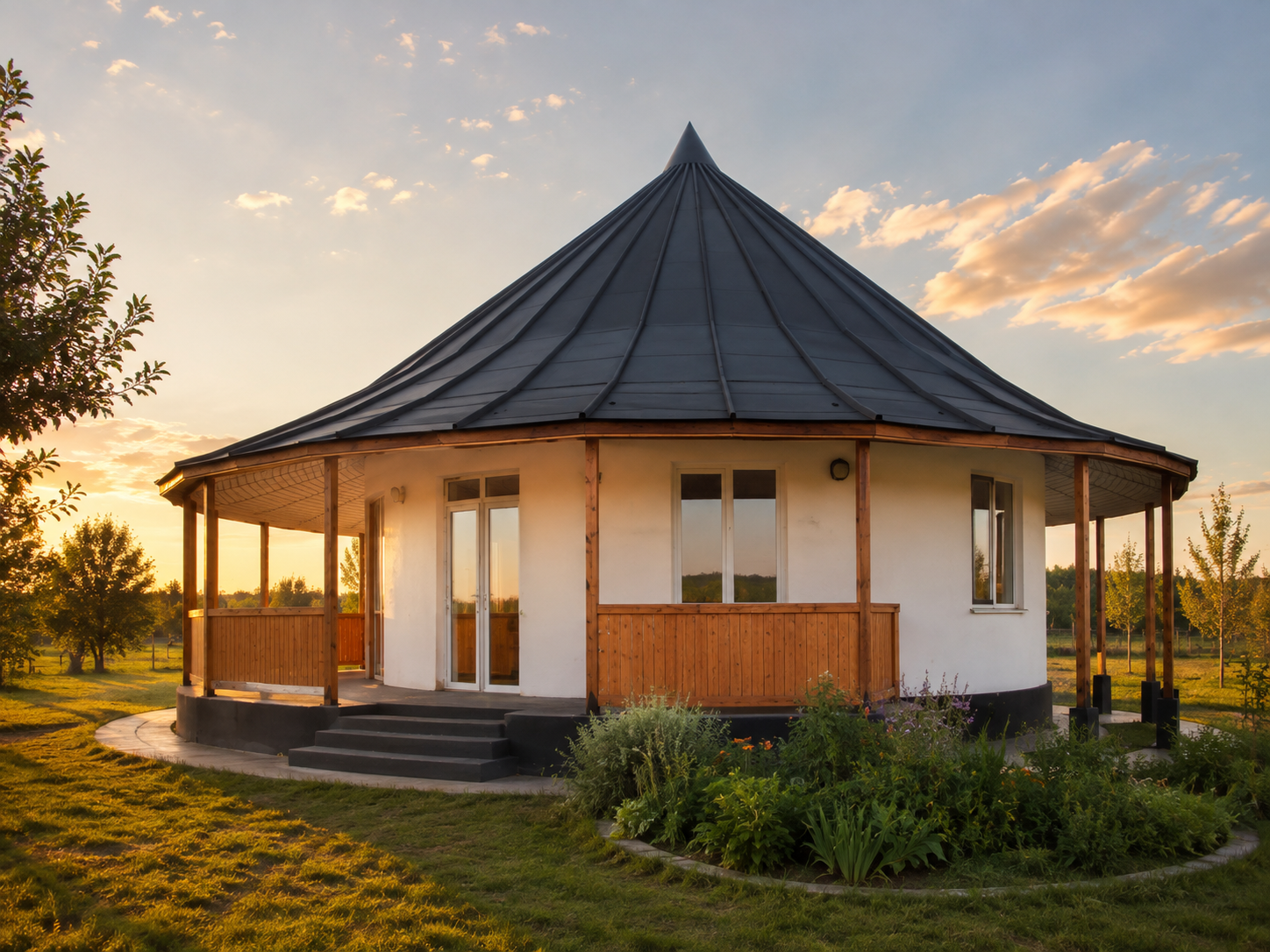 Круглый дом Sunny House