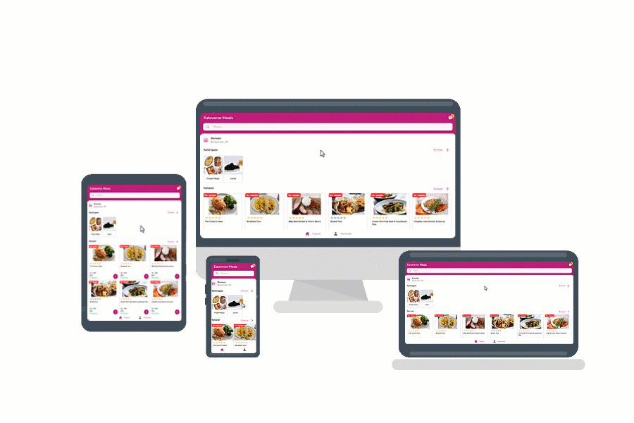 Адаптивная вёртска приложения под все типы устройств