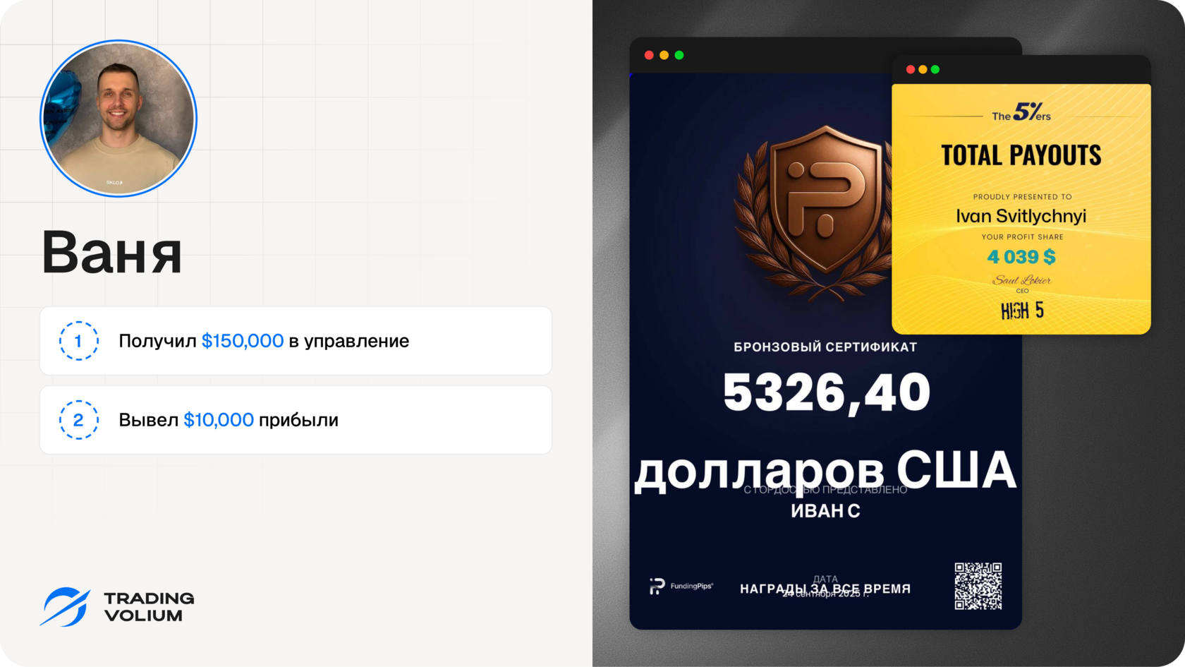 Ваня — результат ученика
