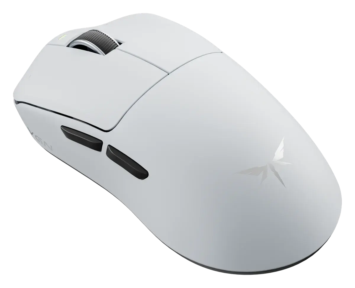 Игровая мышь VGN Dragonfly F1 V5 Turbo+, белый — вид под углом