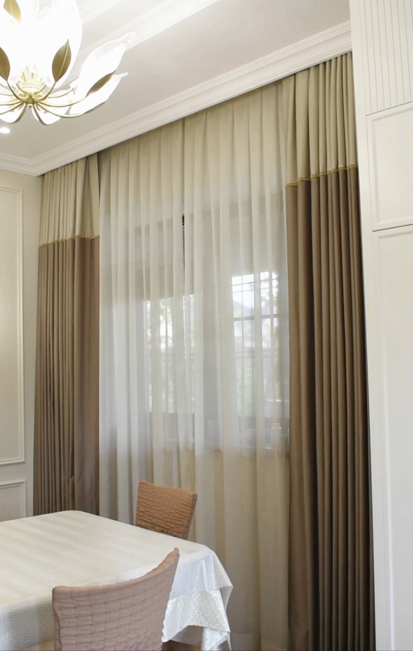 Купить занавески на кухню, выезд дизайнера