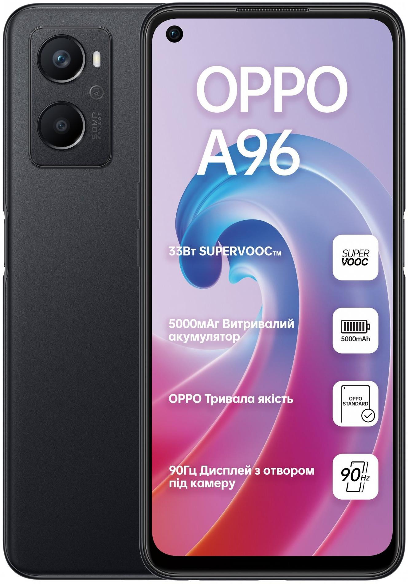 Смартфон OPPO A96 6/128GB купить в Алматы - по низкой цене - Kansha.kz