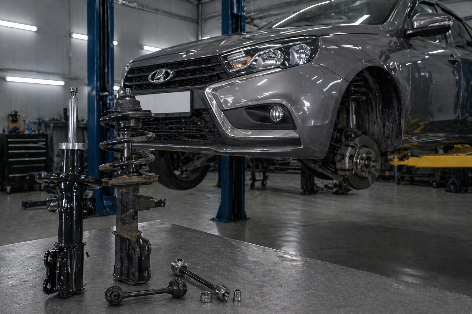 Замена стоек LADA в Алматы — СТО LADA Service