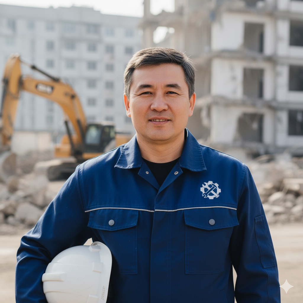 Олжас Кенжебеков - Инженер-технолог по основаниям