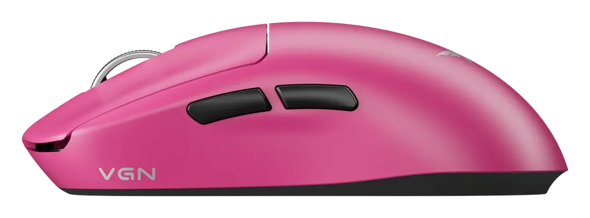 Игровая мышь VGN Dragonfly 3 Master+, розовый — вид сбоку