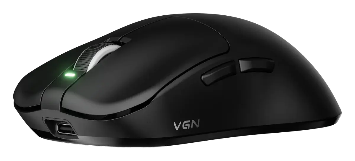 Игровая мышь VGN Dragonfly F1 SE, чёрный — вид под углом