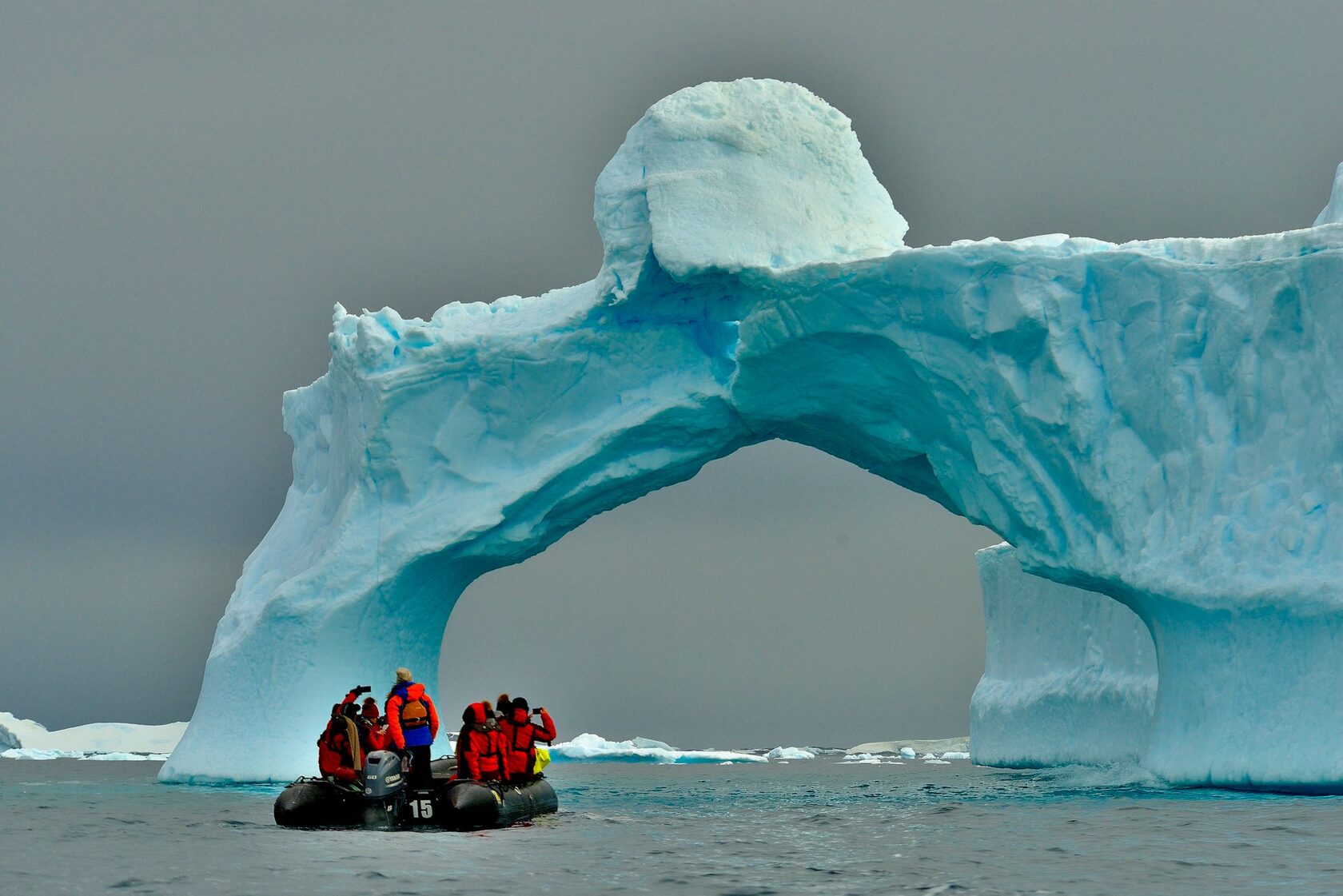 Ice landscape in Antarctica