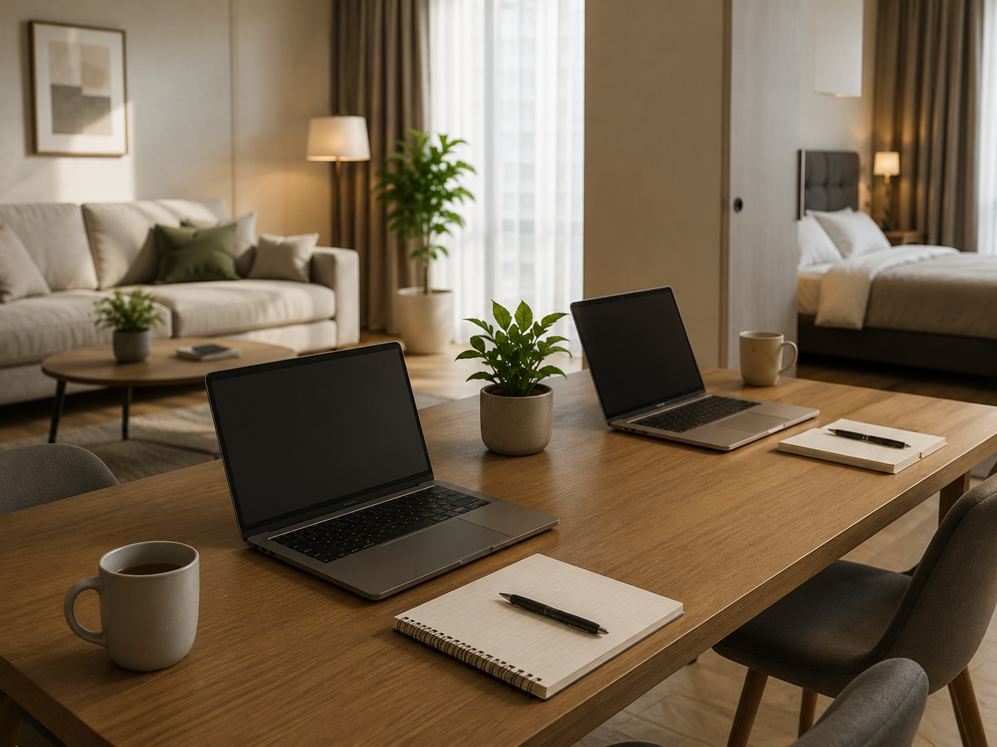 Апартаменты CityLux для размещения нескольких сотрудников компании