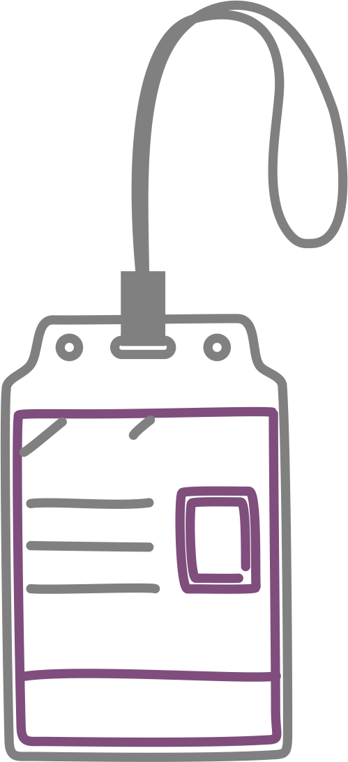 Корпоративный бейджик. Наборы для корпоративных мероприятий. 
