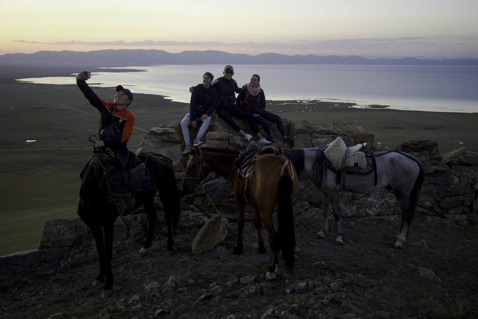 2-Days in Song-Kul Lake as Nomad - horseback riding and yurt stay