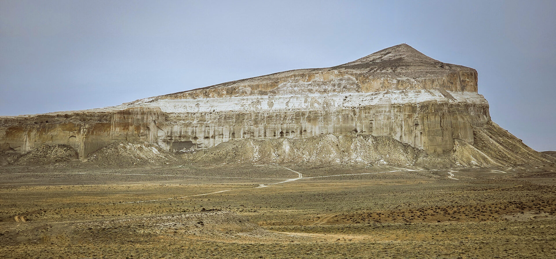 Sherkala mountain near Shetpe, Mangystau — day trips from Qazaq Camp