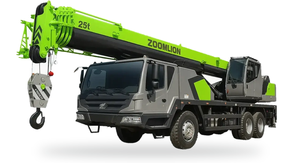 Новый автокран Zoomlion ZTC250V на 25 тонн на площадке