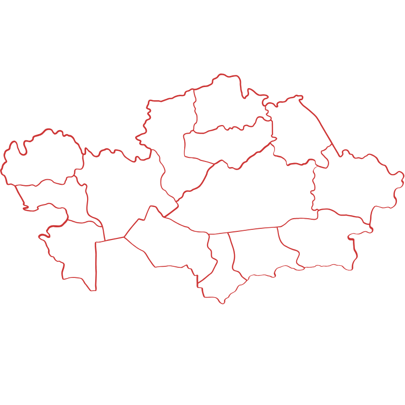 Карта Казахстана